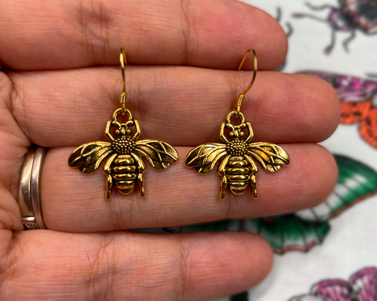 Bee earrings